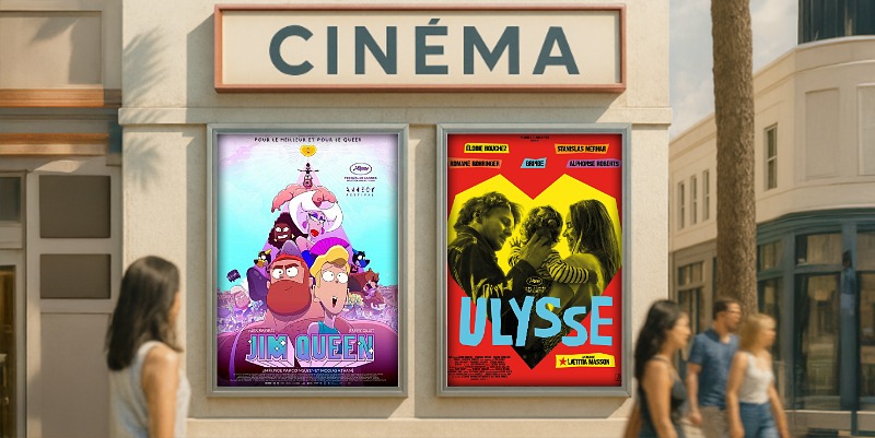 Au cinéma le 17 juin : satire animée et drame intime avec ''Jim Queen'' et ''Ulysse''