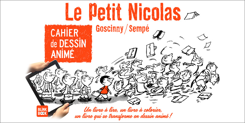 "Le petit Nicolas" en cahier de dessin animé