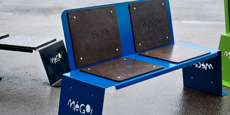 Des mégots transformés en mobilier