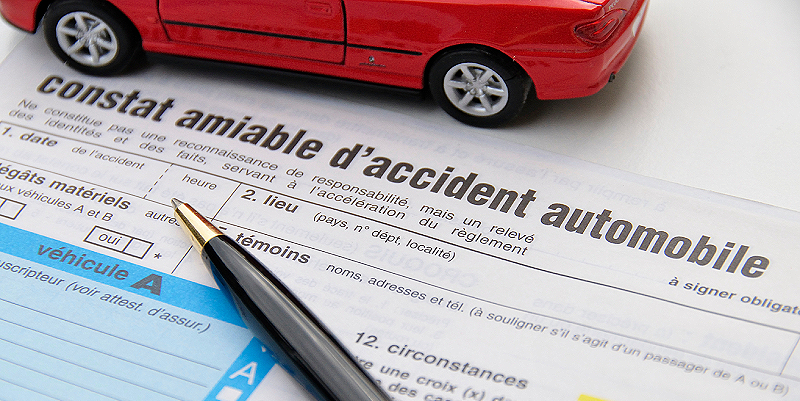 illustration de Les démarches administratives après un accident