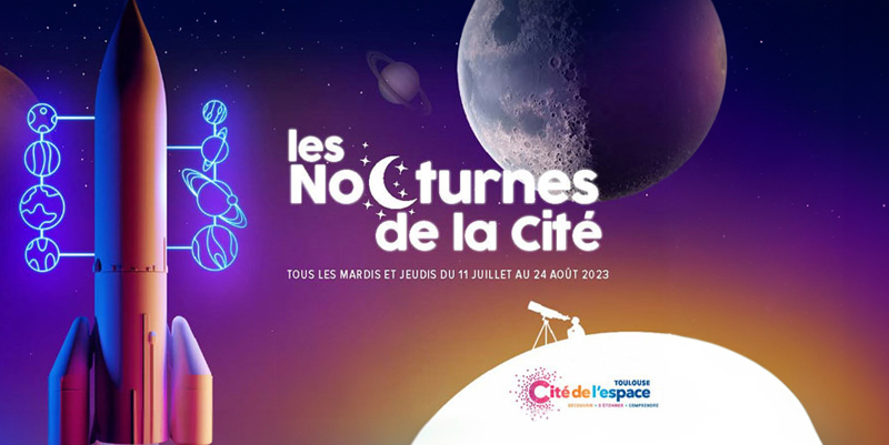 Les nocturnes de la Cité de l'espace à Toulouse