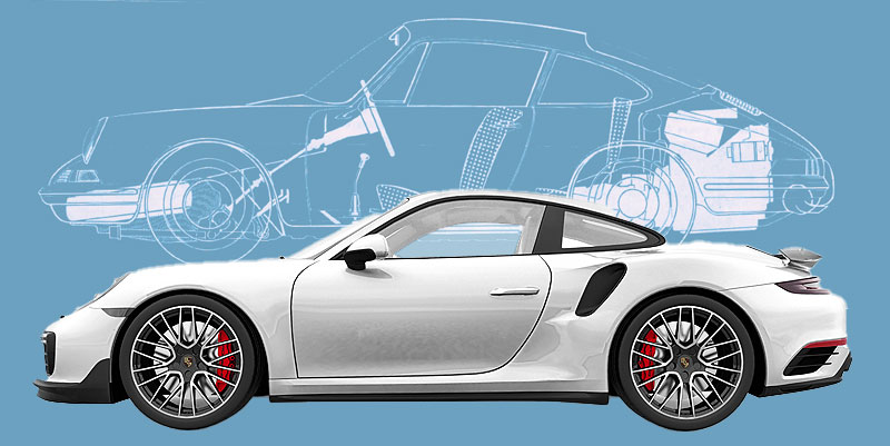 illustration de L’histoire de la Porsche 911