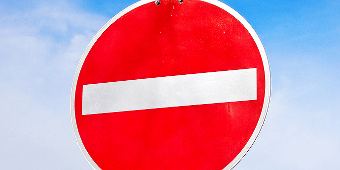 La procédure en cas de véhicule à contresens