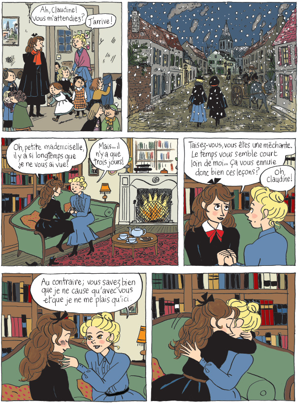 "Claudine à l'école" de Lucie Durbiano