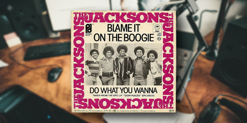 illustration de The Jacksons “Blame It on the Boogie”
