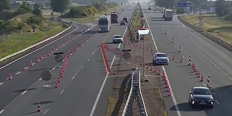 Renouvellement des chaussées sur l'A63