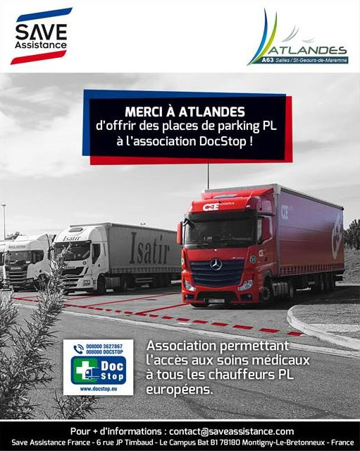 Une assistance médicale pour les routiers