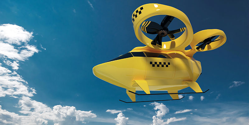 illustration de Première certification mondiale pour un taxi volant en Chine