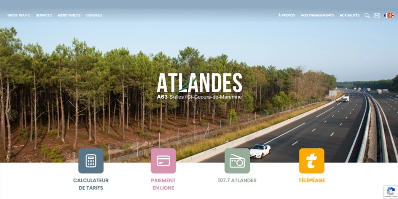 Atlandes modernise son site web pour mieux informer les usagers de l’A63