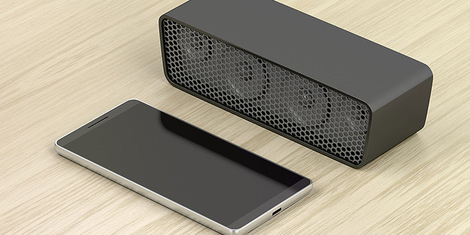 Une enceinte pour Noël