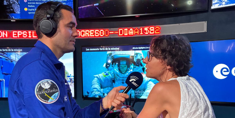 Une émission 100% spatiale : Le 107.7 en direct de la Cité de l’espace de Toulouse
