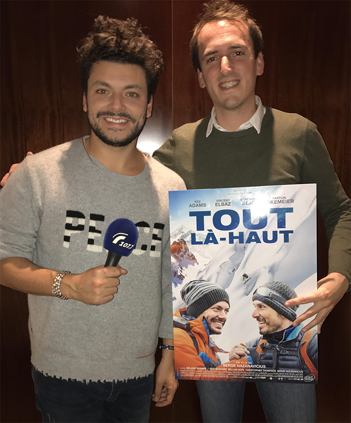 Kev Adams pour le film Tout Là Haut