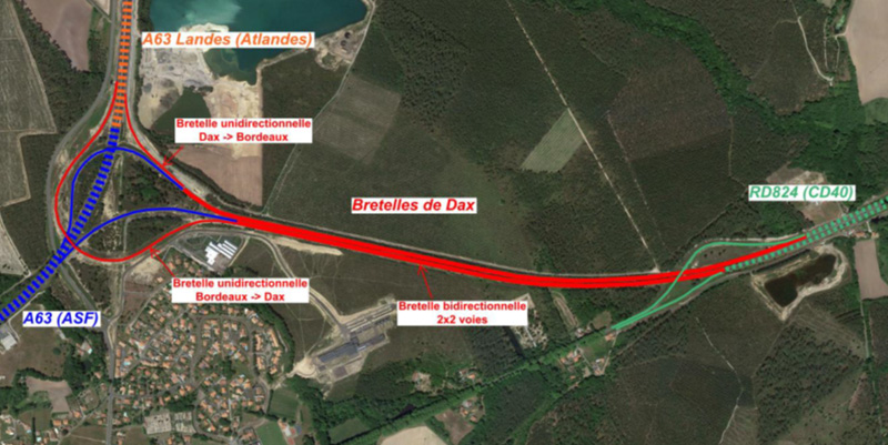 Les travaux à Saint-Geours-de-Maremne