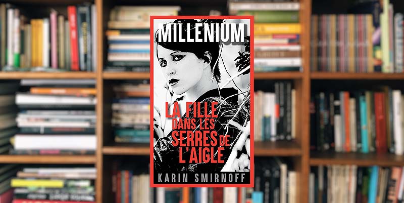 illustration de ''La fille dans les serres de l'aigle'' de Karin Smirnoff