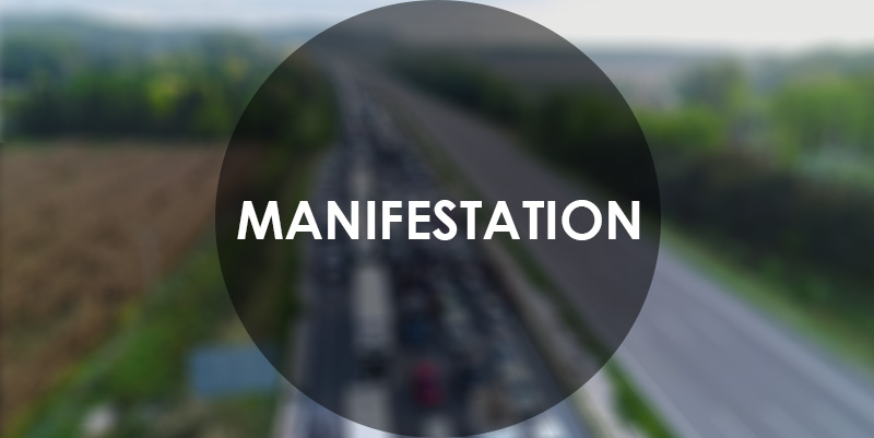 Manifestations des transporteurs
