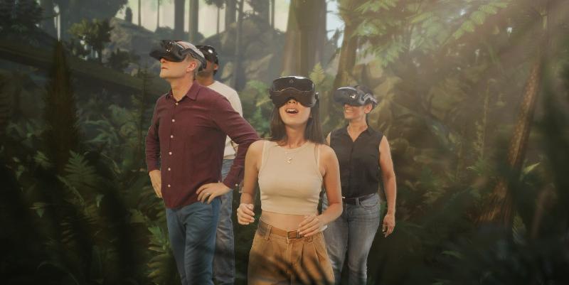 illustration de ''Monde disparu'' à Bordeaux : Évoluez parmi les dinosaures en réalité virtuelle