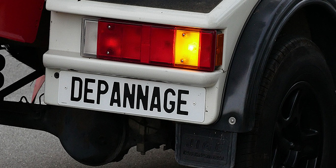 Dépanneur sur l'A63