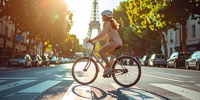 Comment un cycliste peut-il traverser une voie de façon sécurisée ?