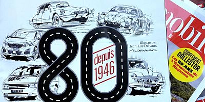 Plus de 70 pages retracent 8 décennies d'automobile à travers les modèles les plus marquants.