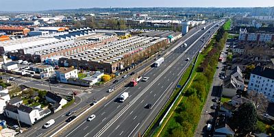 L'A10 dans la traversée de Tours