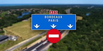 Carte. Incendies Gironde - Landes : A63 toujours fermée ce mardi 28 juillet, bouchons et déviations