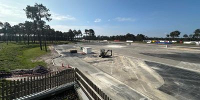 Travaux sur l'Aire de Lugos
