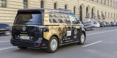 Premiers essais de Volkswagen Véhicules Utilitaires en conduite autonome à Munich
